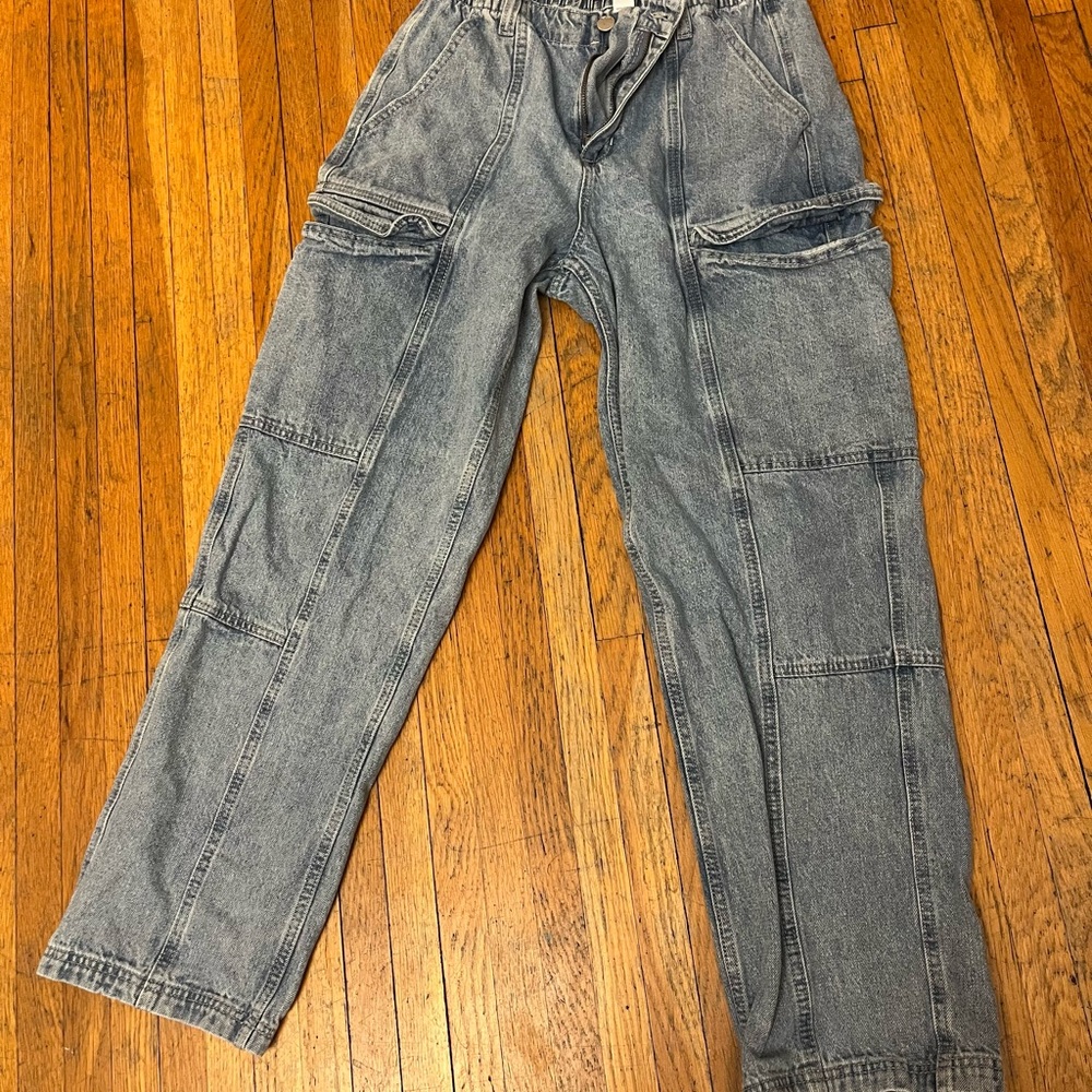 Women’s Grey Cargo Pants